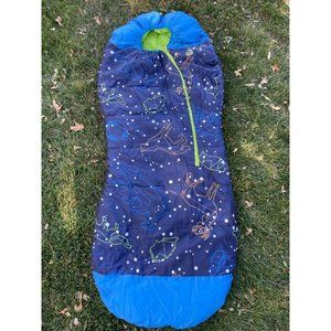 Alpine Design Glow in the Dark Mummy Sleeping Bag for Kids and Youth